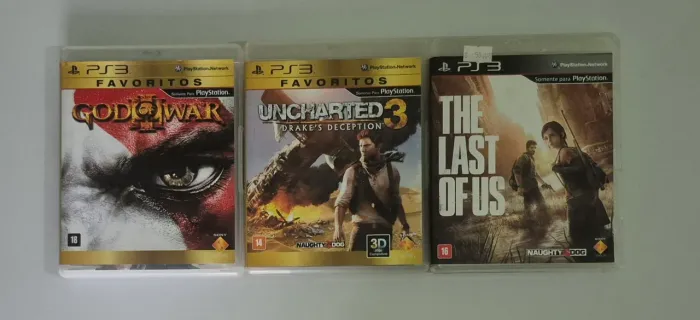 God of War 3 + The Last of Us + Uncharted 3 (PS3)