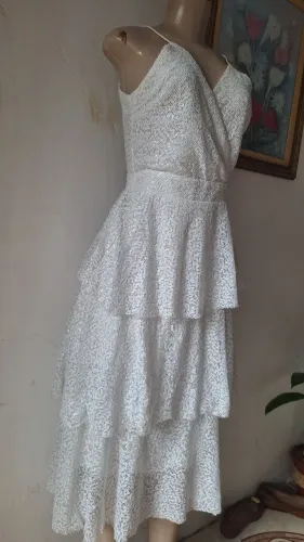 Vestido branco princesa brilhos