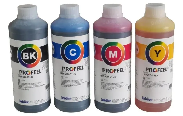KIT DE TINTA CORANTE INKTEC PROFEEL H8950<br>P/H-P | 4 X LITROS