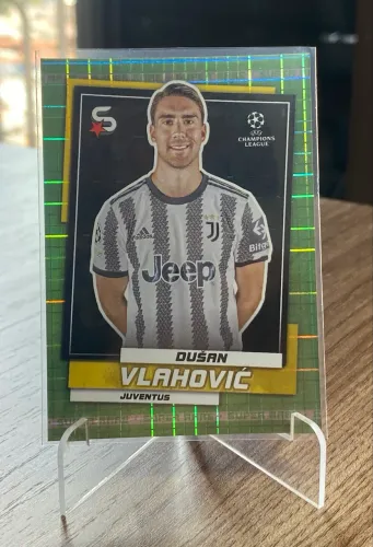 Card Dusan Vlahovic - NUMERADO - Coleção Topps Superstars 22-23