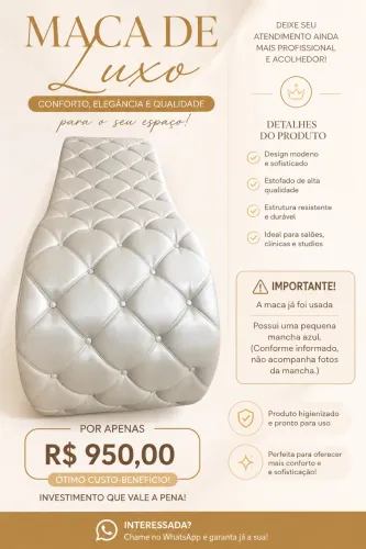 Vende-se Maca luxo