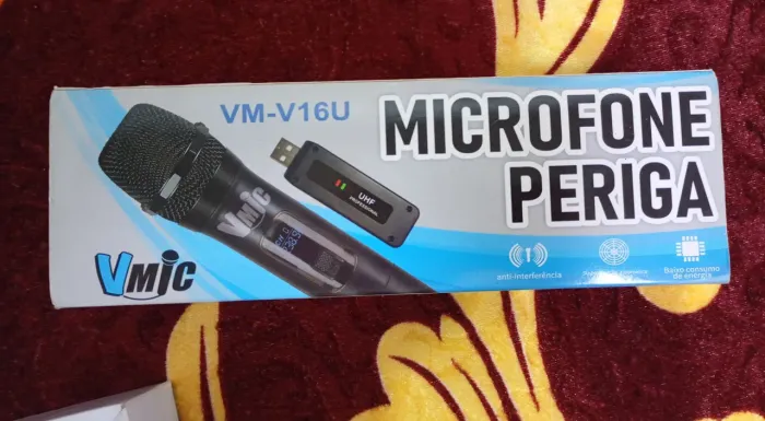 Microfone Sem Fio VM-V16U