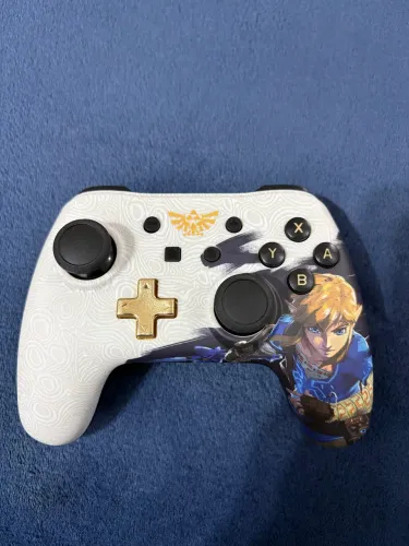 Controle Nintendo Switch Zelda Link - PowerA Wireless - Conservado - 