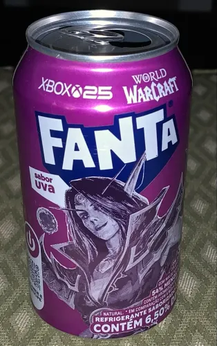 lata fanta xbox 25 world warcraft vazia higienizada 