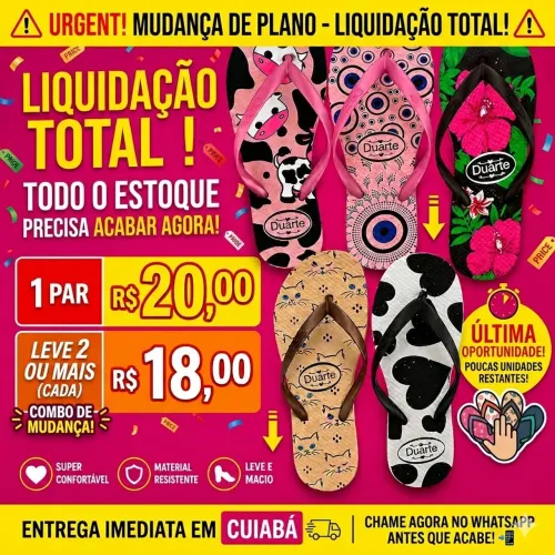 Chinelo Feminino confortável 