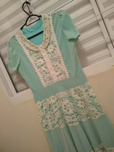Vestido feminino Rendado.