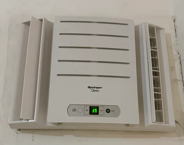 Ar Janela Eletrônico Springer Midea 7500 Btus Frio Cor Branco