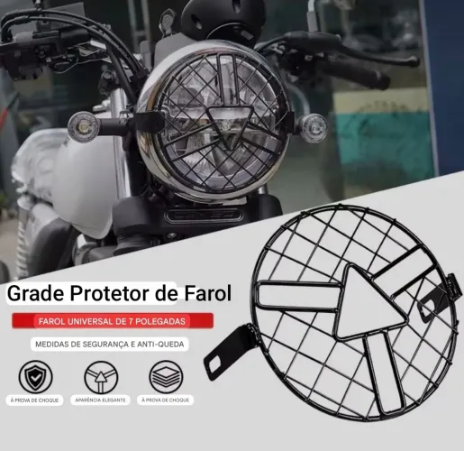 Grade Protetor de Farol INTRUDER SUZUKI