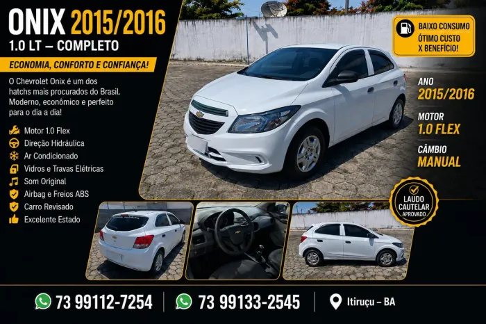 Chevrolet Onix Hatch LS 1.0 8V Flex Power Mec. 4P 2016