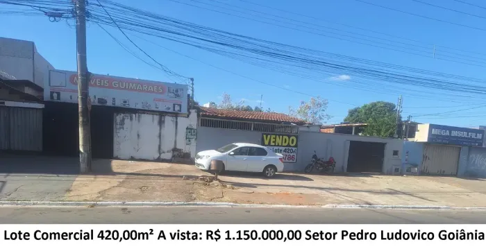 Leia a descrição: Lote Comercial 420,00m² - Setor Pedro Ludovico