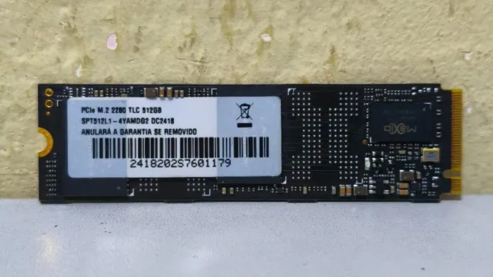 SSD NVMe M.2 512GB PCIe
