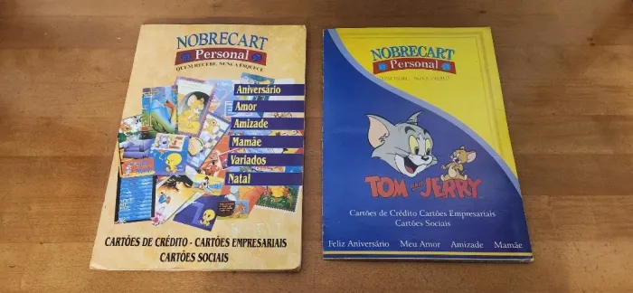Duas Coleções Completas de Cartões Comemorativos - Nobrecart Personal - ambos de 1998