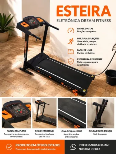 Esteira DreamFitness Pouco Usada