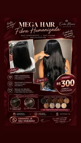 Mega hair acessível /fita adesiva ou ponto americano