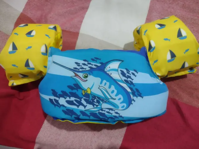 Bóia colete de salva vidas infantil 