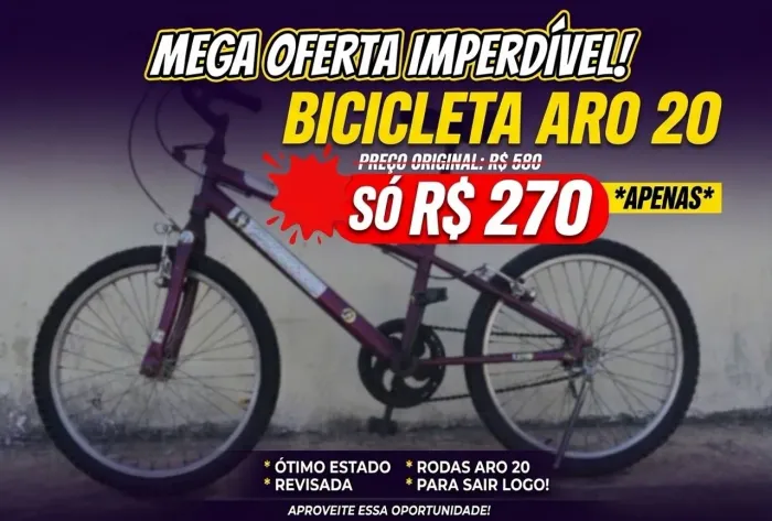 Bicicleta aro 20 