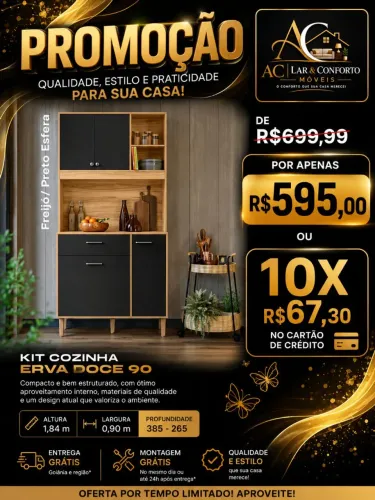 ARMÁRIOS DE COZINHA A PARTIR DE 595