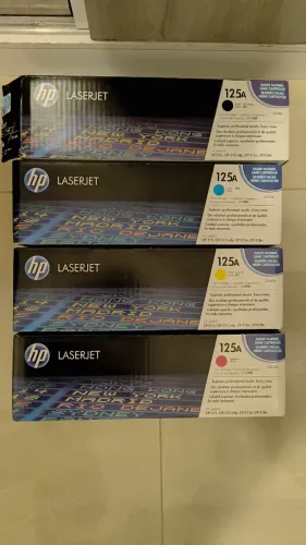 Cartucho Toner HP 125a LaserJet Original Kit com 04