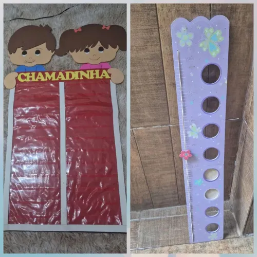 Educacao infantil Chamadinha & Réguas de crescimento infantil 