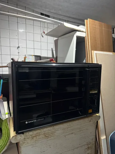 Forno de Microondas Antigo Relíquia Funcionando