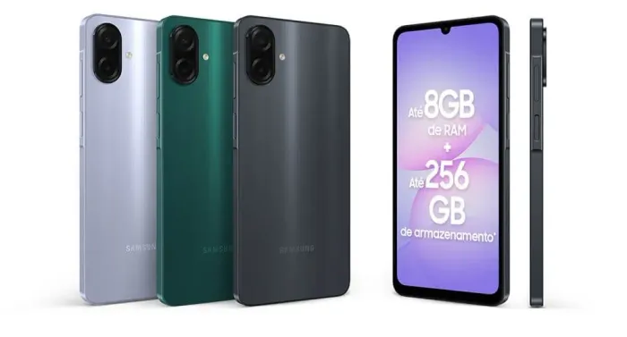 Samsung A07 256 novo