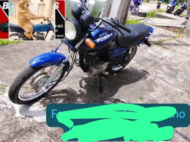 Vendo ou troco Titan KS 125 2003 atrasado 1 selo
