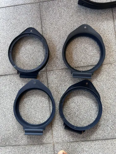 Kit 4 Aros 6 Adaptador Alto Falante Onix Spin Cobalt Tracker