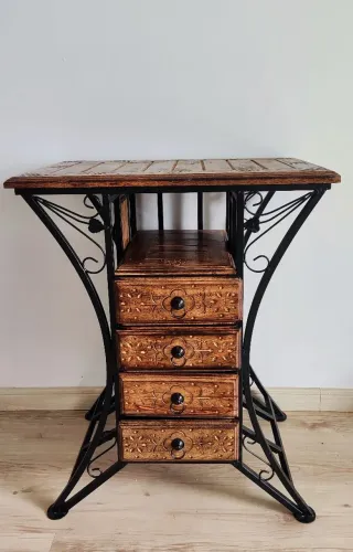 Mesa Indiana aparador com gavetas