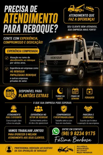 ATENDENTE DE REBOQUE<br>