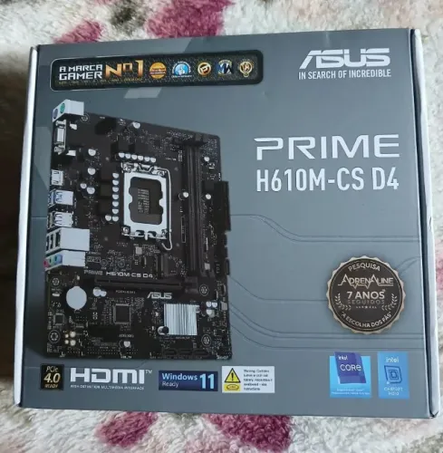 PLACA-MÃE ASUS PRIME H610M-CS D4 DDR4