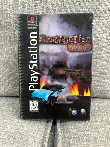 Destruction Derby 1 - PlayStation 1 - Long Box PS1