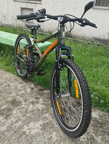 Bicicleta Caloi Max Front aro 24 - verde oliva (21 marchas)