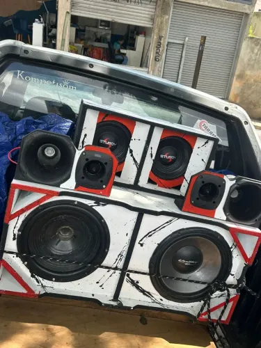 Som automotivo, com módulo 