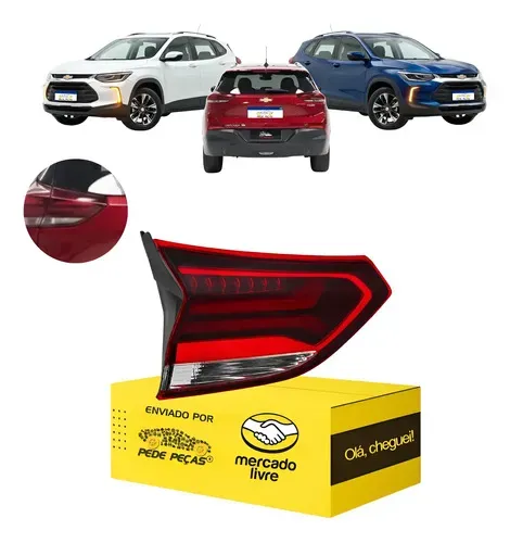 Lanterna Tampa Mala Tracker 2020 21 22 23 24 2025 C/led L.e Esquerdo/motorista Fume