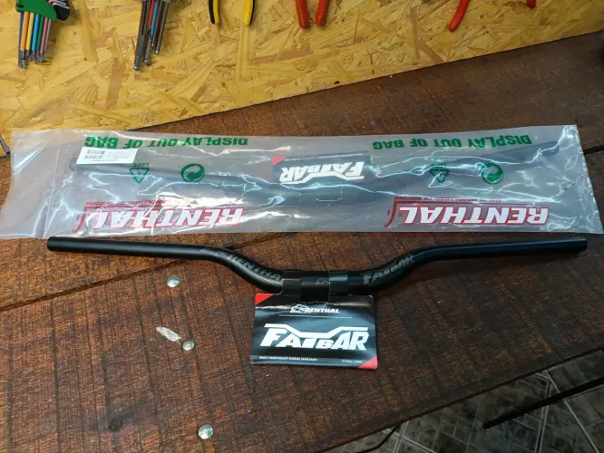 Guidão Renthal Fatbar V3 Novo 800mm/35mm