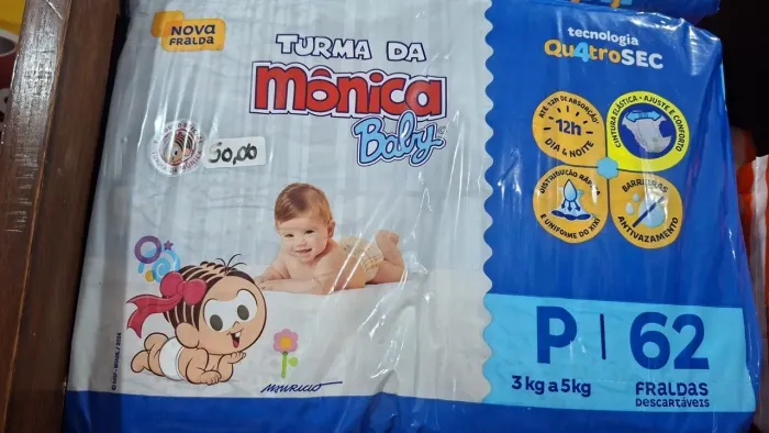 Vendo fralda turma da Mônica P
