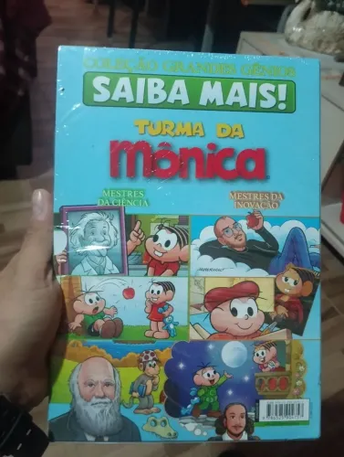 Box Saiba Mais: Grandes Gênios (Turma da Monica) lacrado
