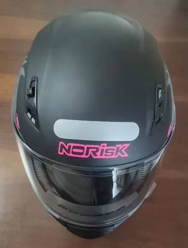 Capacete Norisk FF391 Squalo Preto/rosa