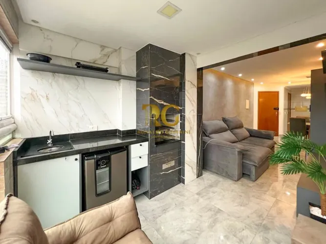 Apartamento 2 dormitórios mobiliado 500 metros do mar no bairro da aviação PG
