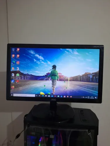 Monitor 19 com cabos ótimo funcionamento