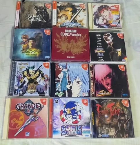 Jogos Dreamcast lote Jp