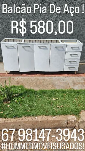 Vende - Se Balcão Pia De Aço !