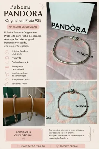 Pulseira Pandora Novinha