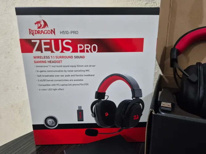 Headset zeus pro H-510-Pro nunca usado
