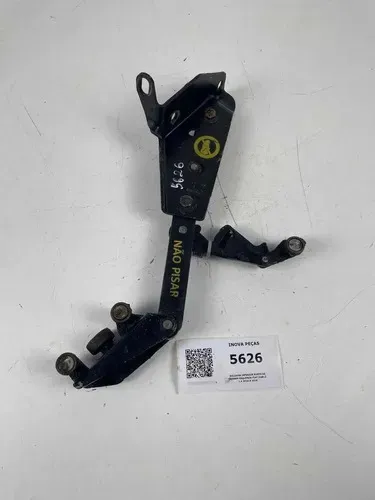 Roldana Inferior Porta Correr Esquerda Fiat Doblò 2010 2016 Preto