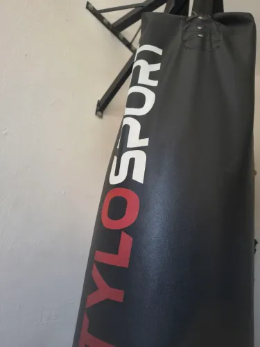 SACO DE PANCADA COMPLETO!! Stylo Sport. Saco, enchimento e suporte de parede