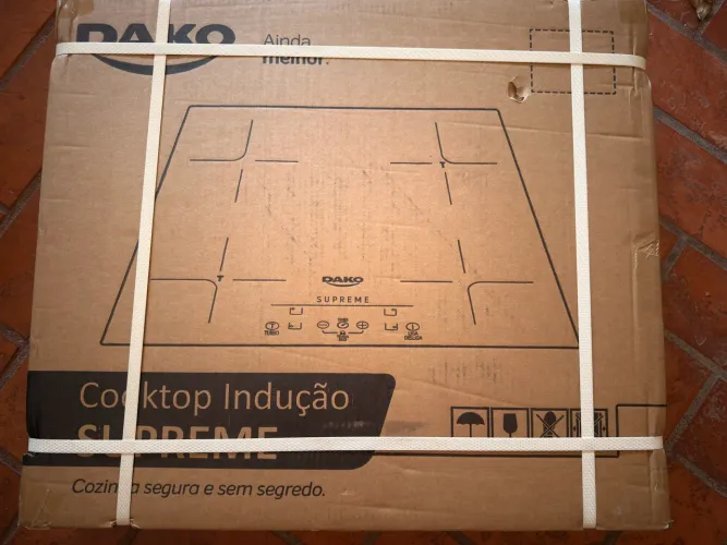 Cooktop De Indução 4 Bocas Dako Supreme Preto 220V