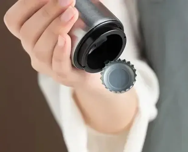 Abridor De Garrafas Automática, Abridor De Cerveja/Refrigerante, Aço Inoxidável, - Novo Sé