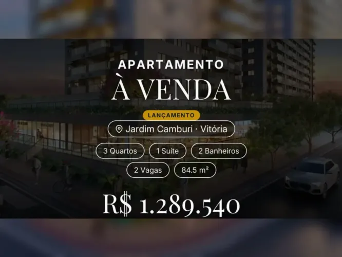 Oportunidade única em Jardim Camburi: apartamento com vista para o pôr do sol!