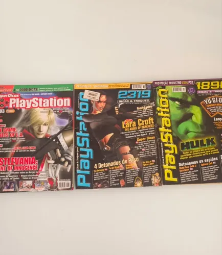 Lote de Revistas PlayStation (Dicas e Truques)